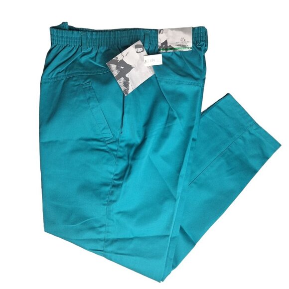 P S Gitano Plus Short Pants Teal Womens 32 x 28 Tags Pockets Petite - Picture 8 of 8